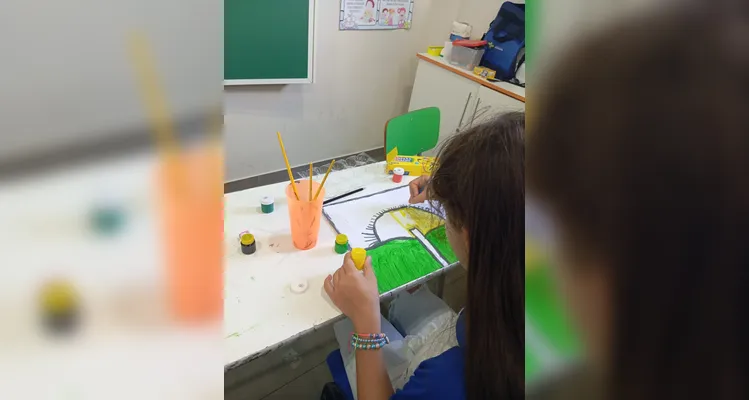 Confira a série de registros do amplo trabalho em sala de aula.