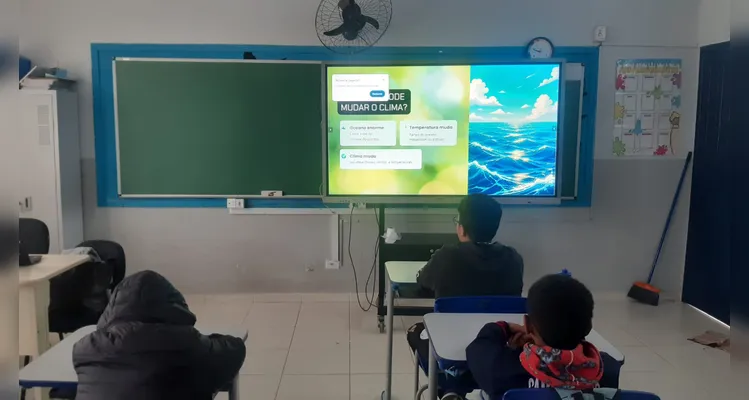 Confira a série de registros em sala de aula.