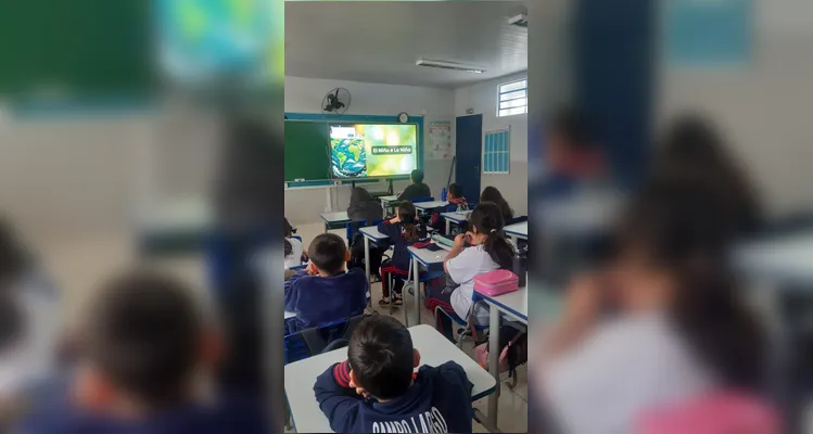 Confira a série de registros em sala de aula.