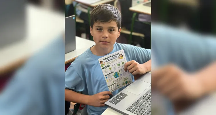 Os estudantes levaram as reflexões para casa, entrevistaram familiares e analisaram um infográfico para ampliar os conhecimentos.