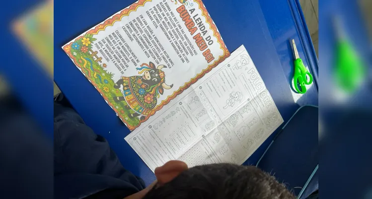 Confira os registros do trabalho em sala de aula.