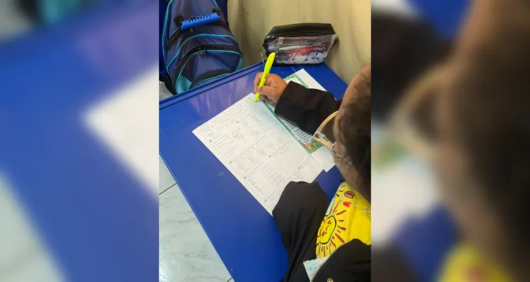 Confira os registros do trabalho em sala de aula.