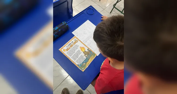 Confira os registros do trabalho em sala de aula.