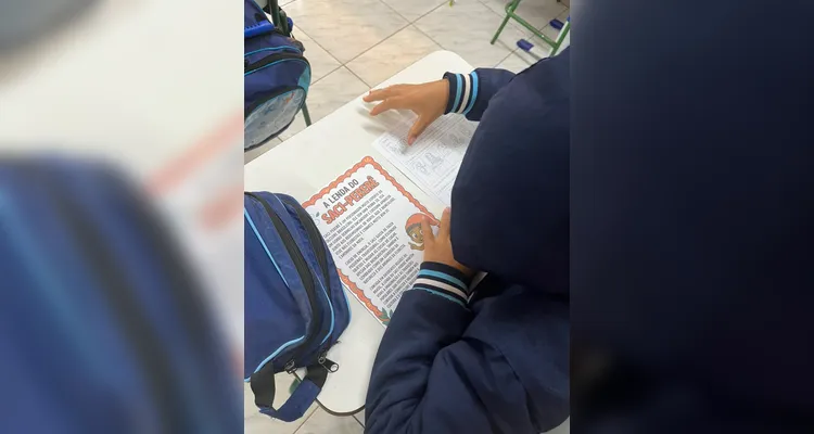 Confira os registros do trabalho em sala de aula.