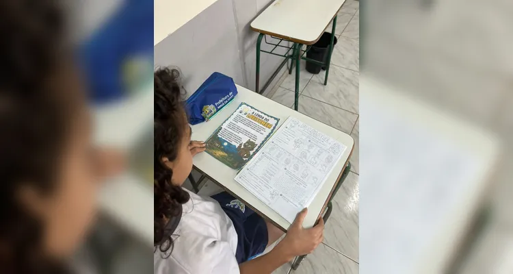 Confira os registros do trabalho em sala de aula.