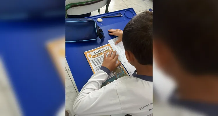 Confira os registros do trabalho em sala de aula.