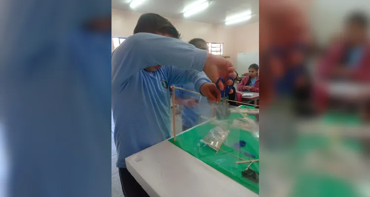 Confira os registros do trabalho em sala de aula.
