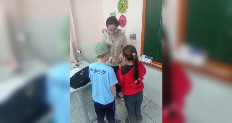 Confira os registros do trabalho em sala de aula.