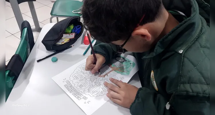 Confira os registros em sala de aula.