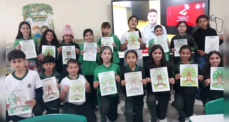 Confira os registros em sala de aula.