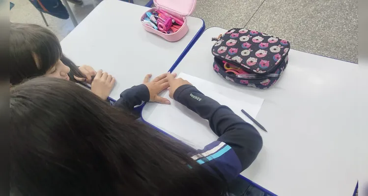 Confira os registros do trabalho em sala de aula.