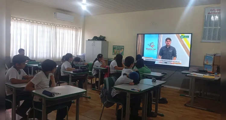 Confira os registros do trabalho em sala de aula.