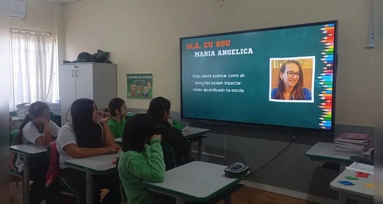 Confira os registros do trabalho em sala de aula.
