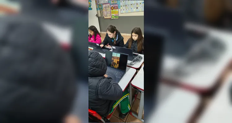 Os alunos realizaram rodas de conversa, pesquisas e confeccionaram cartazes sobre o tema.