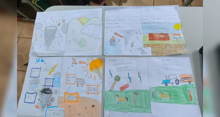 Os alunos realizaram rodas de conversa, pesquisas e confeccionaram cartazes sobre o tema.