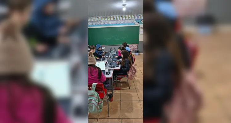Os alunos realizaram rodas de conversa, pesquisas e confeccionaram cartazes sobre o tema.