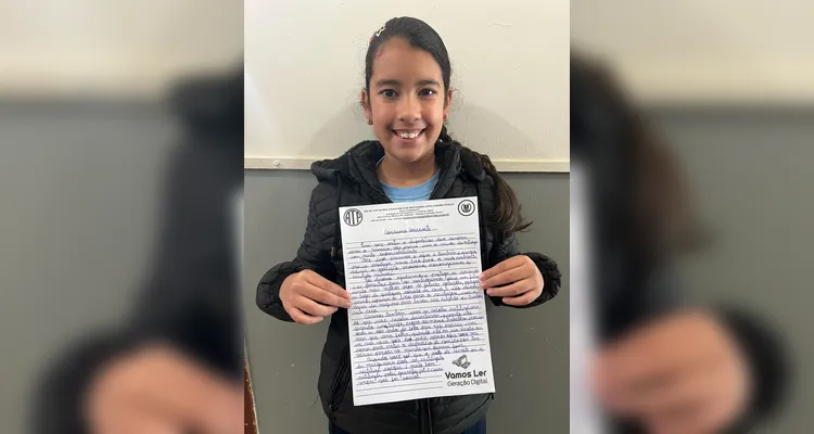 Os alunos produziram textos e desenhos sobreo tema estudado.