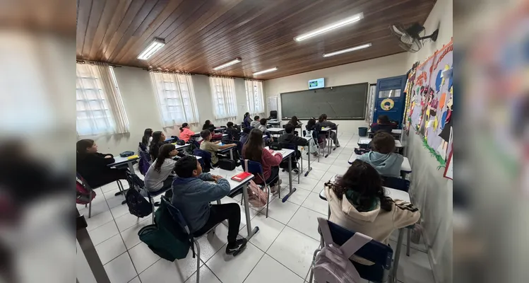 Confira a série de registros dentro e fora da sala de aula.