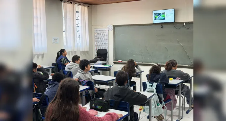 Confira a série de registros dentro e fora da sala de aula.