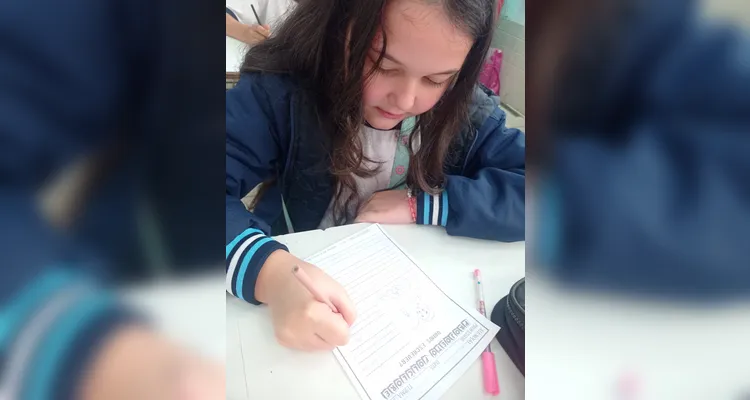 Confira os registros do trabalho em sala de aula.