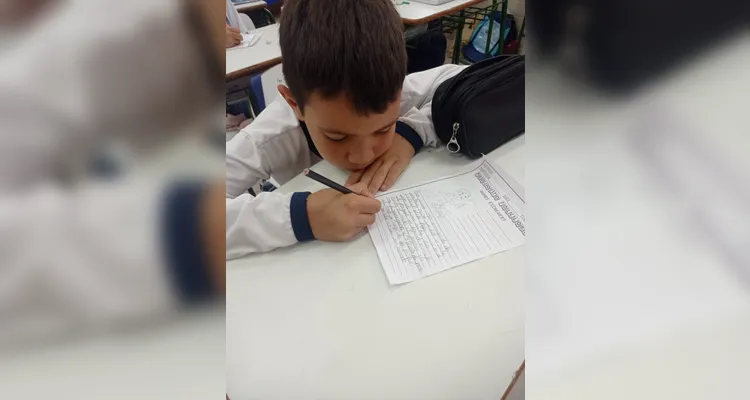 Confira os registros do trabalho em sala de aula.