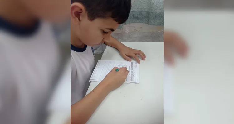Confira os registros do trabalho em sala de aula.