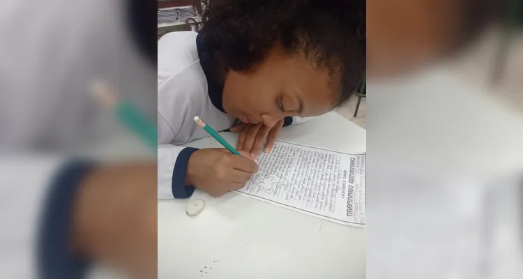Confira os registros do trabalho em sala de aula.