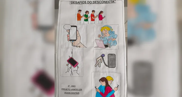 Confira os registros do trabalho em sala de aula.