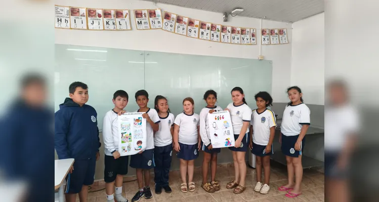 Confira os registros do trabalho em sala de aula.