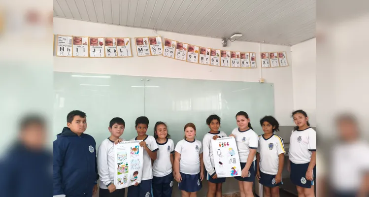 Confira os registros do trabalho em sala de aula.