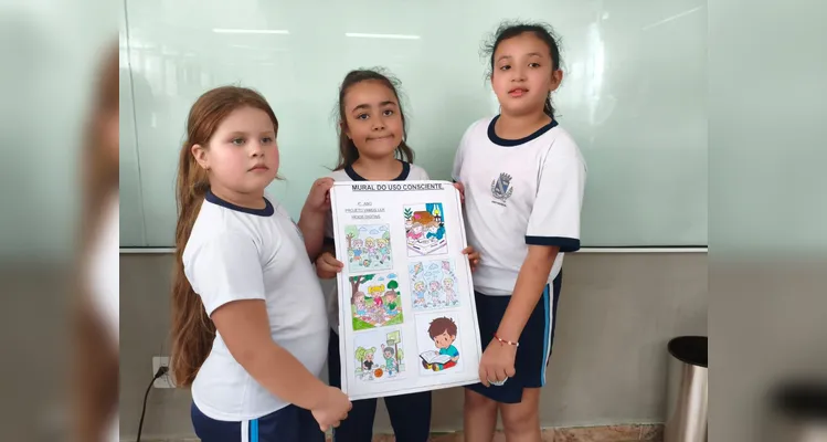Confira os registros do trabalho em sala de aula.