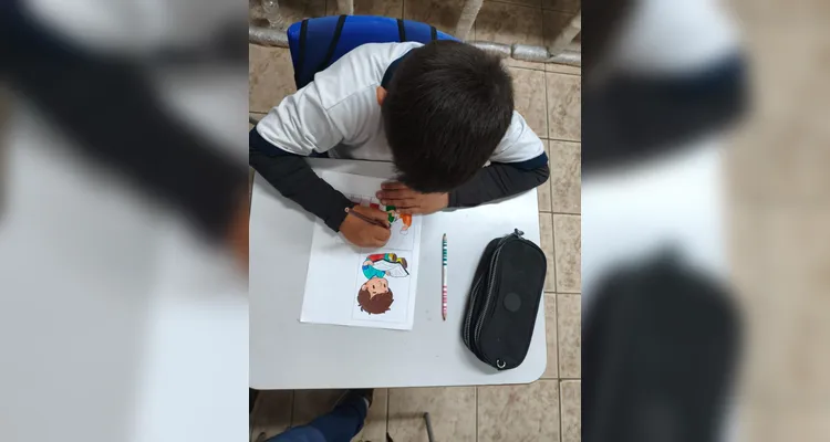 Confira os registros do trabalho em sala de aula.