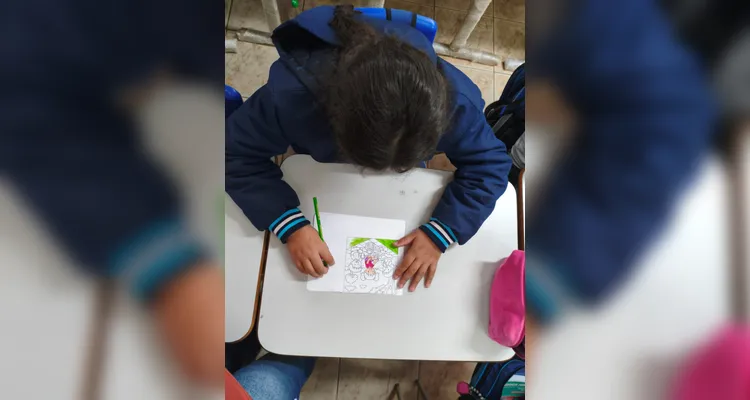 Confira os registros do trabalho em sala de aula.