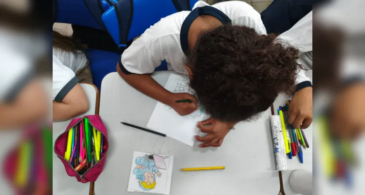 Confira os registros do trabalho em sala de aula.