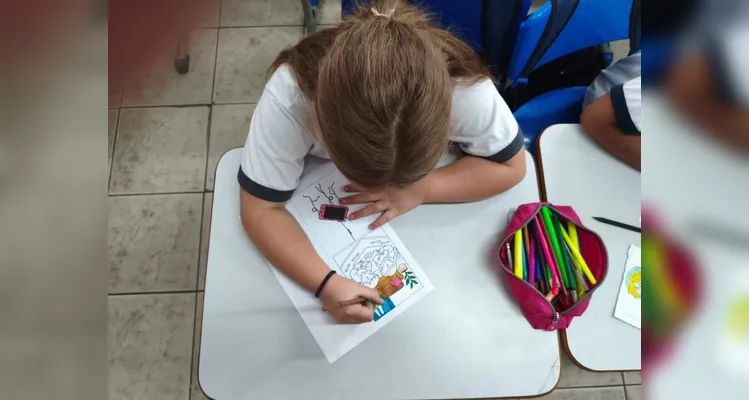 Confira os registros do trabalho em sala de aula.