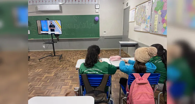A videoaula do projeto foi o ponto de partida para os trabalhos da turma.