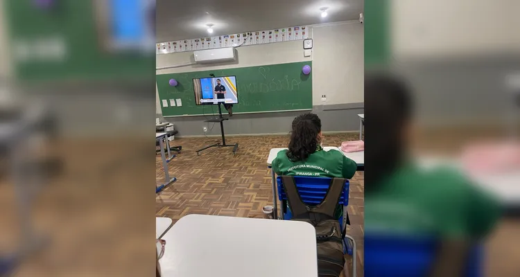 A videoaula do projeto foi o ponto de partida para os trabalhos da turma.