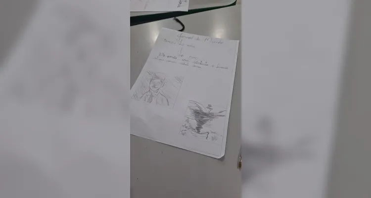Confira a série de registros do amplo trabalho em sala de aula.