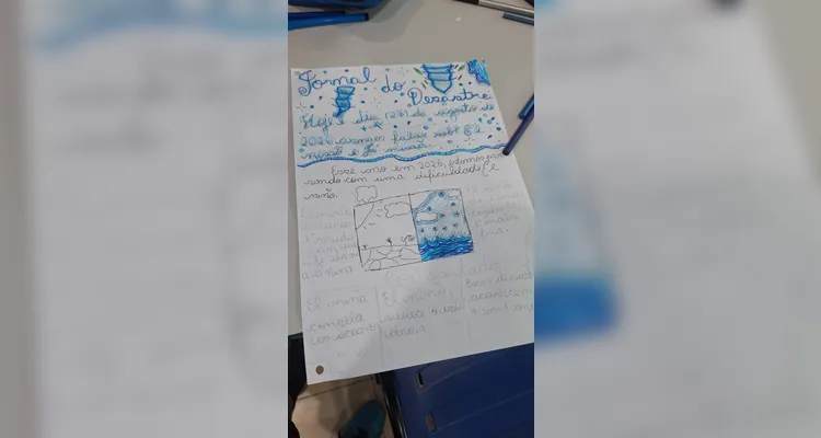 Confira a série de registros do amplo trabalho em sala de aula.