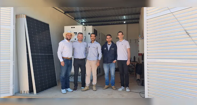 Equipe da Glow Energia trabalhou na instalação desta tecnologia na Fazenda Vale do Jotuva |