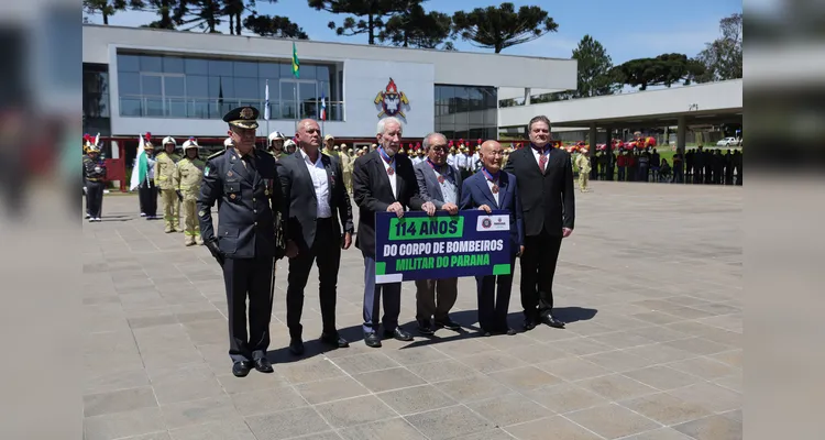 Corpo de Bombeiros Militar do Paraná celebra 114 anos em solenidade comemorativa