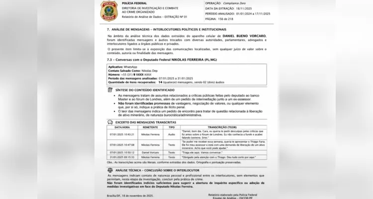 Laudo falso atribuído à PF
