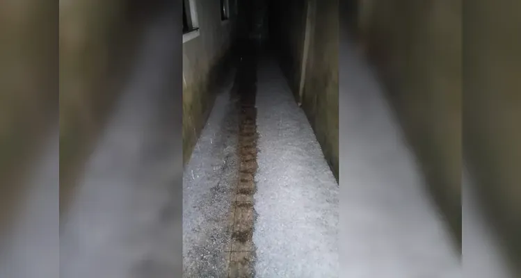 Estragos na cidade de Apucarana.