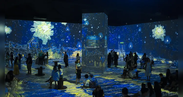 A exposição imersiva “Van Gogh & Impressionistas”, que já recebeu mais de 1 milhão de visitantes em outras cidades do Brasil, chega a Ponta Grossa (PR) em 25 de setembro |