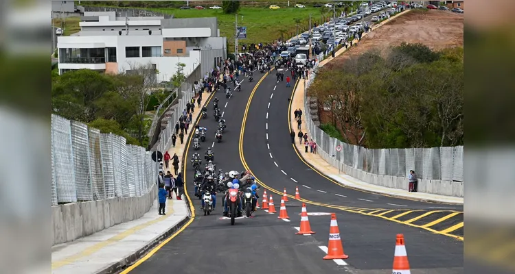 Prefeitura de PG abre Ligação da Anita Garibaldi e entrega obra aguardada há 50 anos