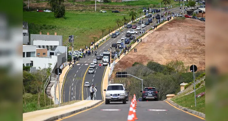 Prefeitura de PG abre Ligação da Anita Garibaldi e entrega obra aguardada há 50 anos