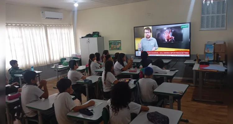 Confira os registros do trabalho em sala de aula.