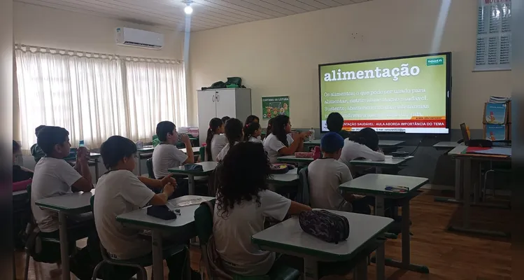 Confira os registros do trabalho em sala de aula.