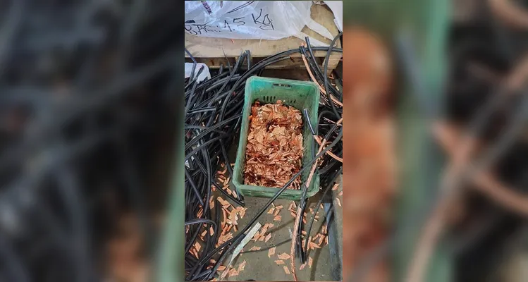 Operação apreende mais de 3 toneladas de cobre em Ponta Grossa