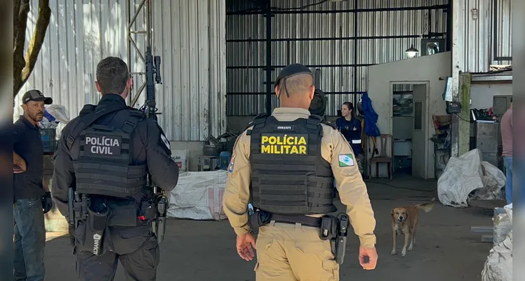 Operação apreende mais de 3 toneladas de cobre em Ponta Grossa